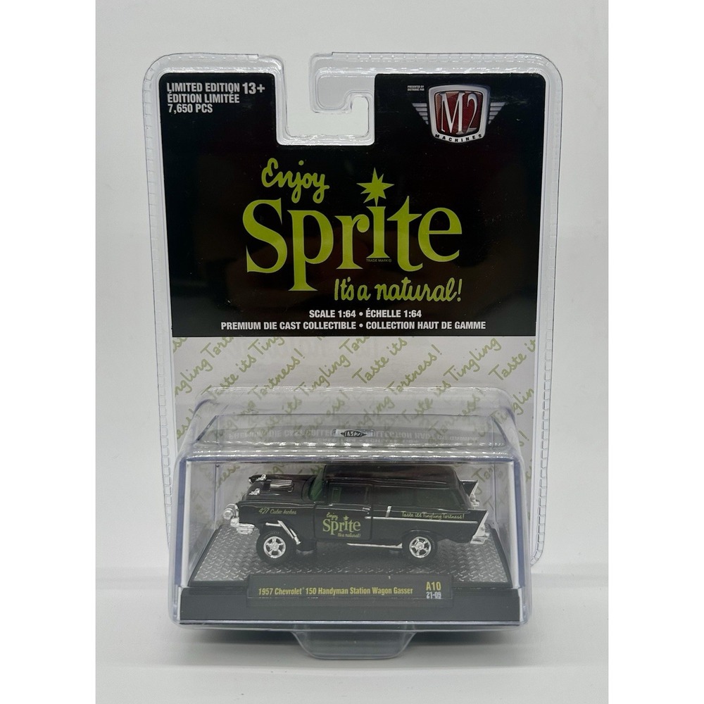 M2 Machines Sprite 1957 Chevy 150 Handyman Wagon Gasser 1:64 Diecast NEW